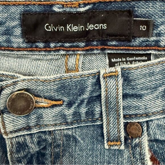 Calvin Klein Bootcut Light Blue Denim Jeans Size 10 - Picture 3 of 7